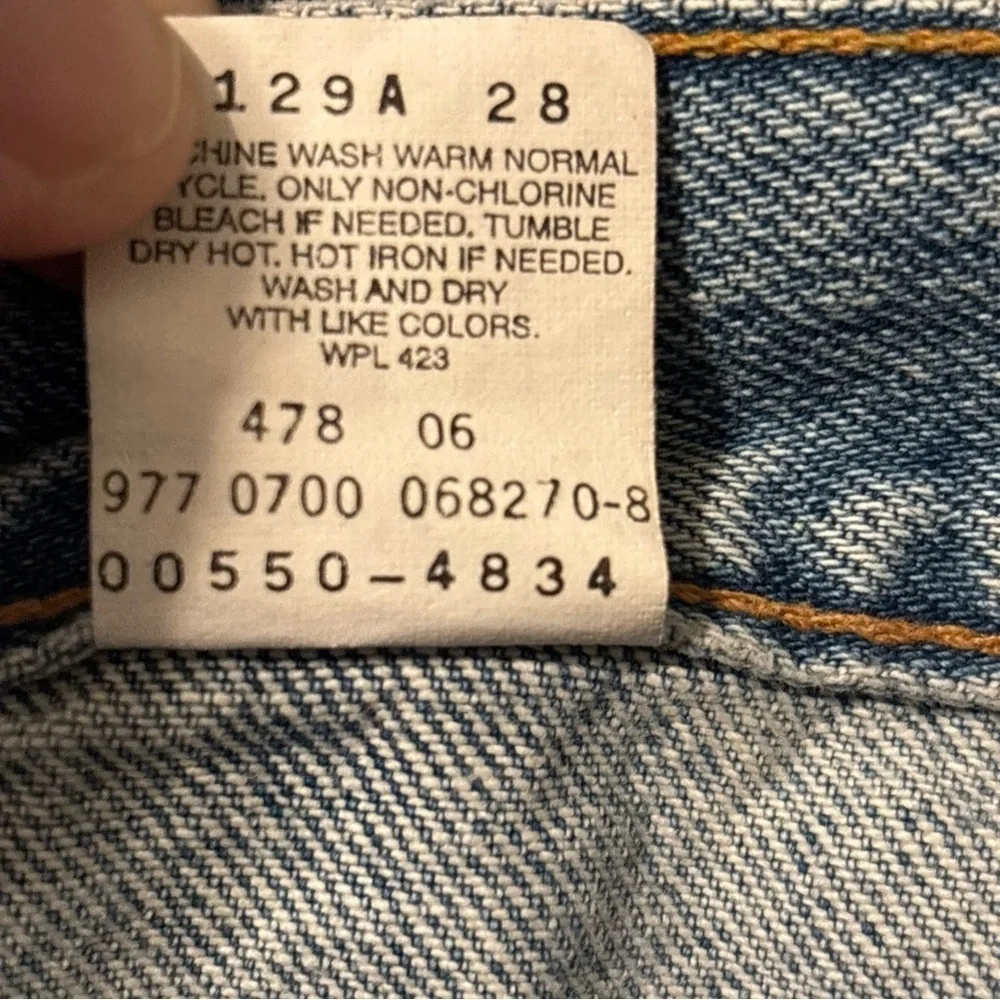 NWT Levi’s Men’s Vintage 550 Taper Relaxed Fit Jeans Size 38x30 Light Wash Y2K